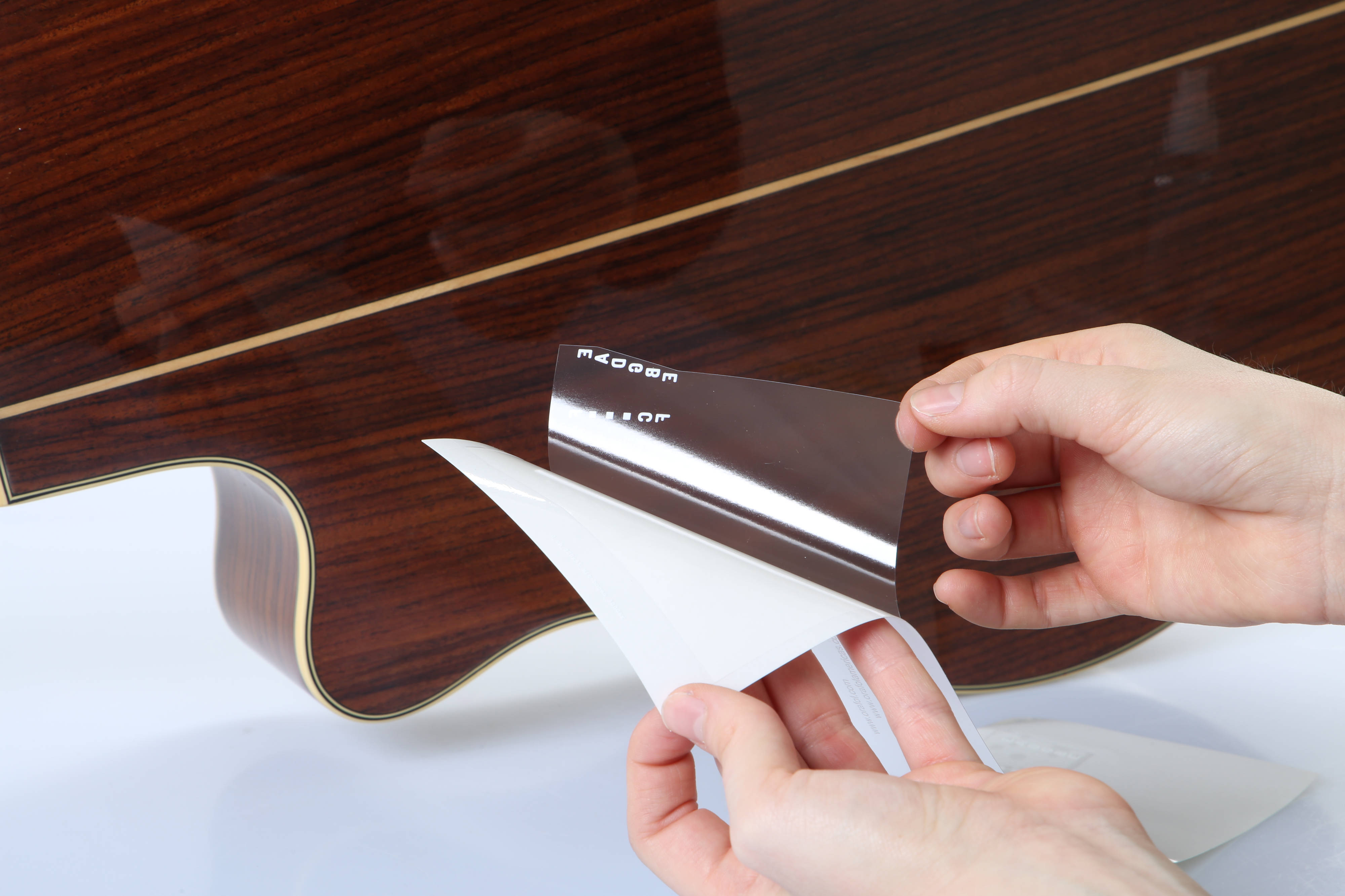 Guitar Notesfoil | Quick Guide | Trägerfolie abziehen