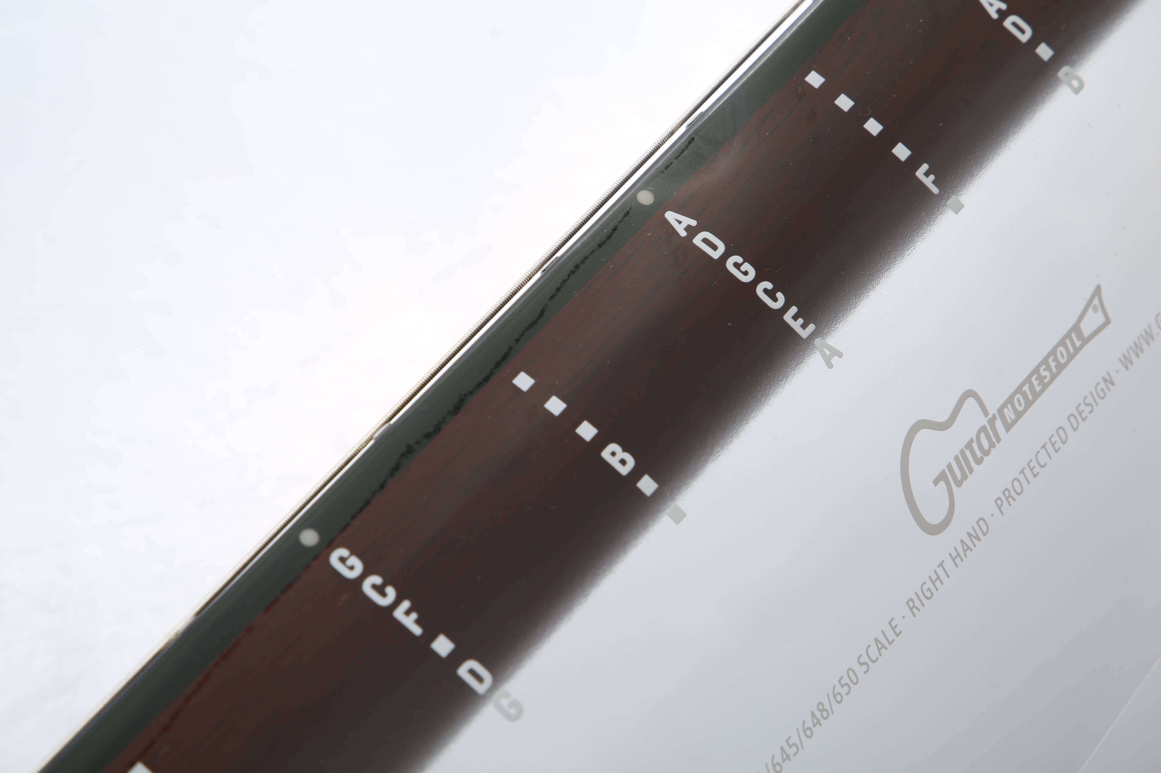 Guitar Notesfoil | Quick Guide | Obere Kante Detail