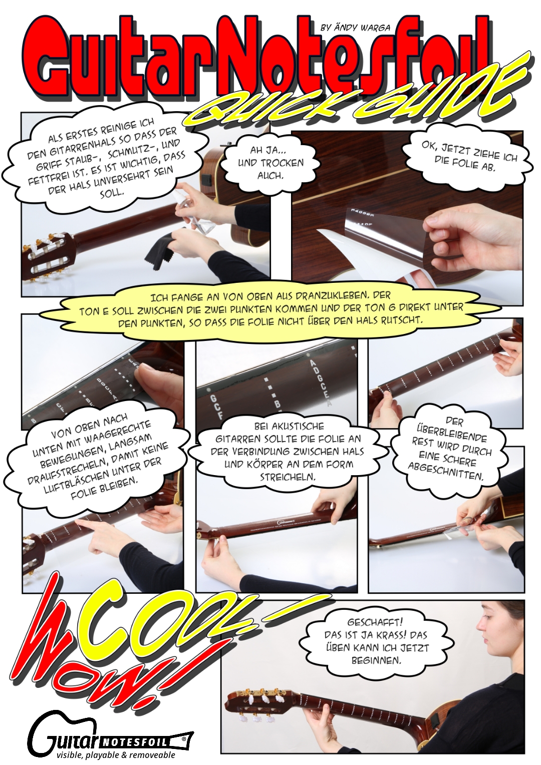 Guitar Notesfoil | Quick Guide