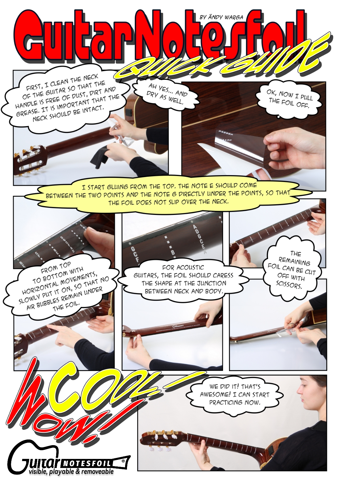 Guitar Notesfoil | Quick Guide